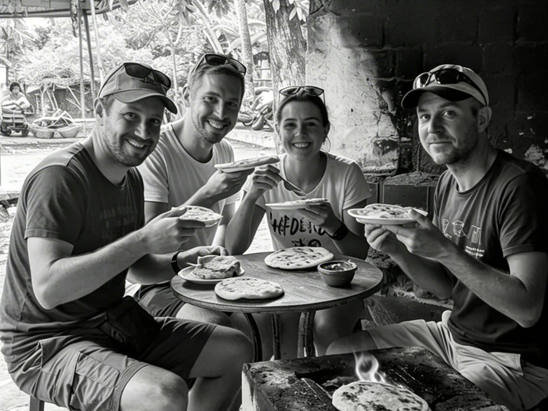 Pupusas en Olocuilta